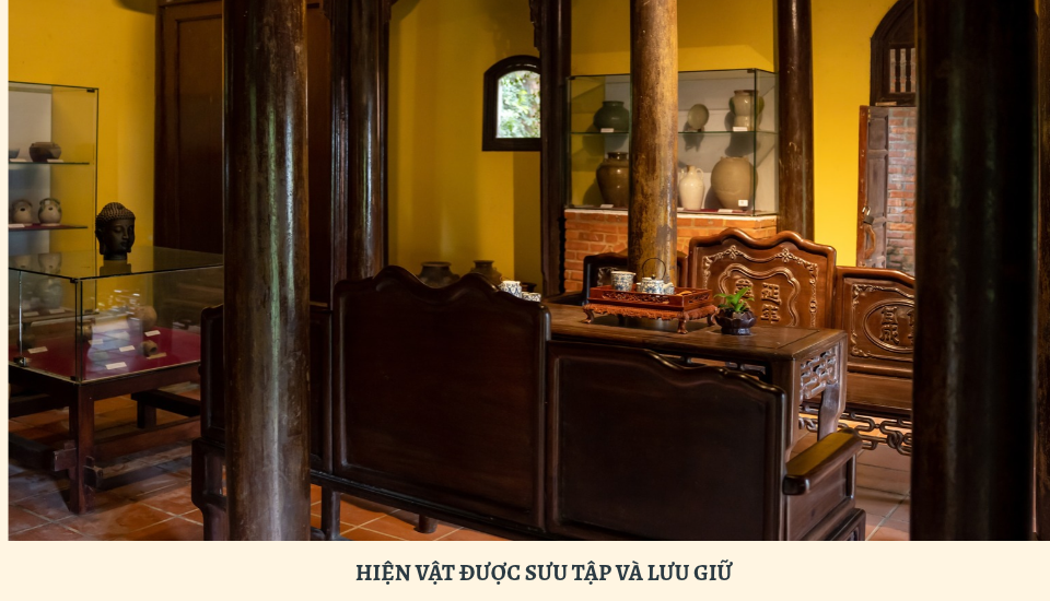 Lưu giữ hiện vật tại bảo tàng Đồng Đình