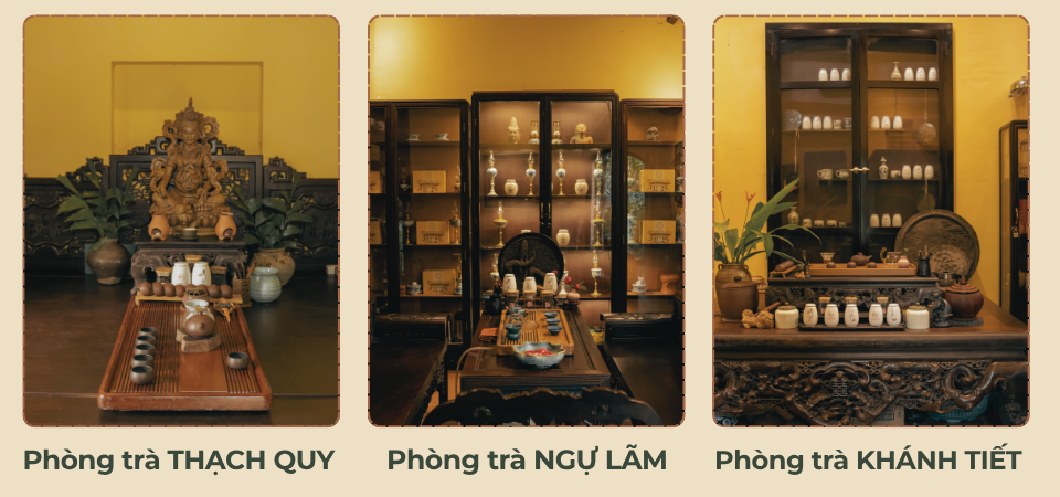 Phòng trà riêng ở Bảo tàng Đồng Đình