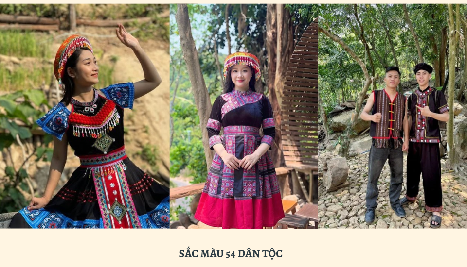 Sắc màu của trang phục 54 dân tộc